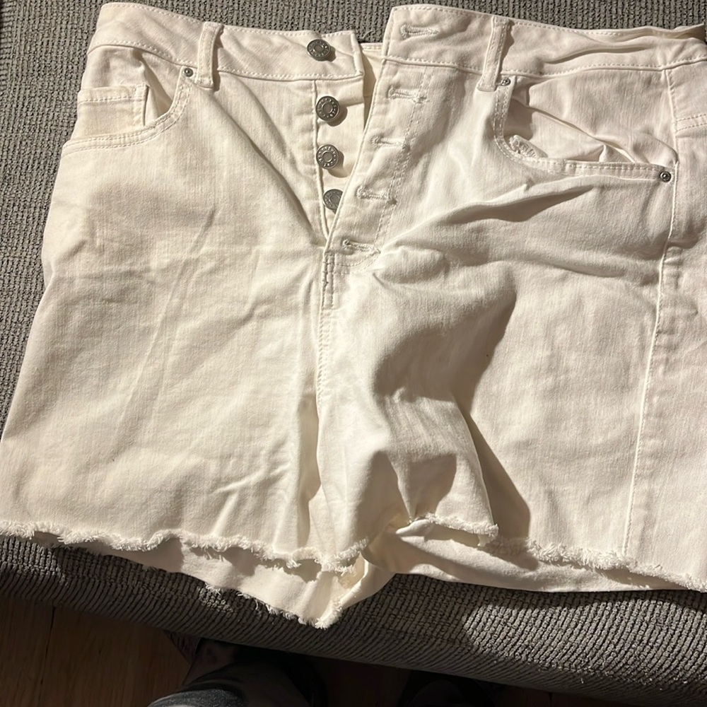 All white shorts
Size 15